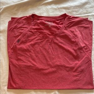 Rhone Reign Red Short Sleeve Tee Classic Crew